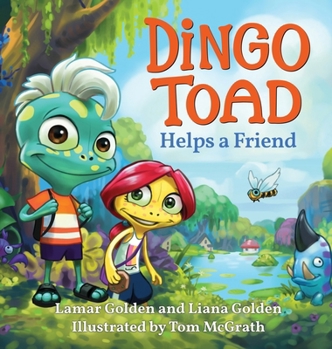 Hardcover Dingo Toad Helps a Friend Book