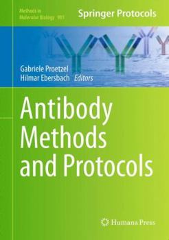 Hardcover Antibody Methods and Protocols Book