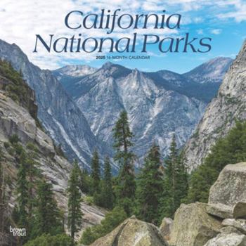 Calendar California National Parks 2025 12 X 24 Inch Monthly Square Wall Calendar Plastic-Free Book