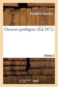 Paperback Oeuvres Poétiques Volume 2 [French] Book