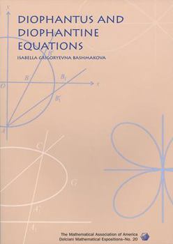Paperback Diophantus and Diophantine Equations Book