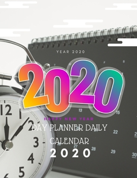 Day Planner Daily Calendar 2020 : 8. 5 X 11 Planner Undated Monthly Agenda Appointment Calendar Organizer Book with Dot Grid Paper Notebook with Hourly Planning Clock Calendar Cover