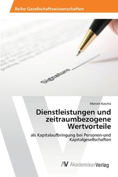 Paperback Dienstleistungen und zeitraumbezogene Wertvorteile [German] Book