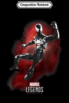 Composition Notebook: Marvel Legends Series Spider-Man Symbiote Suit  Journal/Notebook Blank Lined Ruled 6x9 100 Pages