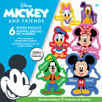 Misc. Mickey 6 Pack Puzzles Book