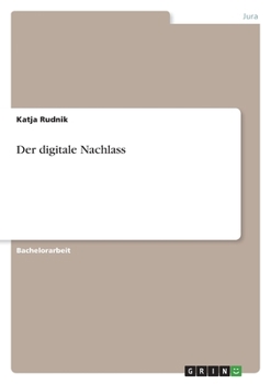 Paperback Der digitale Nachlass [German] Book