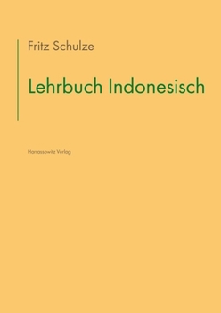 Paperback Lehrbuch Indonesisch [German] Book