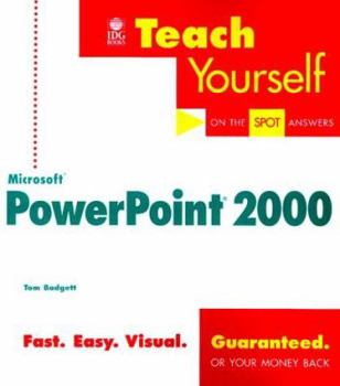 Paperback Teach Yourself Microsoft PowerPoint 2000 Book