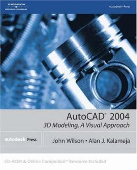 Paperback AutoCAD 2004: 3D Modeling, a Visual Approach Book