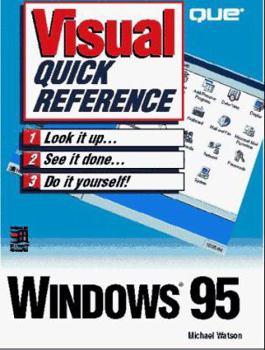 Paperback Windows 95 Visual Quick Reference Book