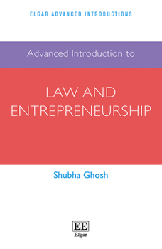 Hardcover Advanced Introduction to Law and Entrepreneurship Book