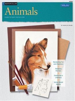 Paperback Watercolor: Animals Book