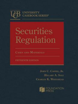 Hardcover Securities Regulation, Cases and Materials (University Casebook Series) Book