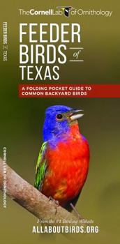 Paperback Feeder Birds of Texas: A Folding Pocket Guide to Common Backyard Birds Book