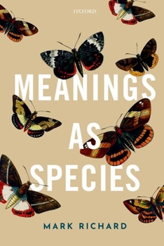 Paperback Meanings as Species Book