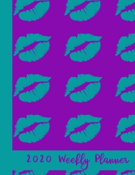 2020 Weekly Planner: Year At A Glance Notebook with Vertical Dated Pages