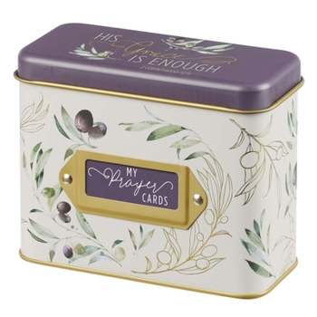 Misc. His Grace Is Enough with Prayer Cards in Tin Book