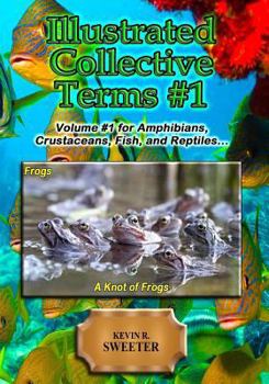 Paperback Illustrated Collective Terms#1: Volume #1 for Amphibians, Crustaceans, and Reptiles Book