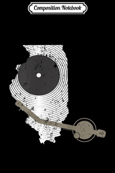 Composition Notebook: Illinois DJ I Love Chicago House Music Journal/Notebook Blank Lined Ruled 6x9 100 Pages