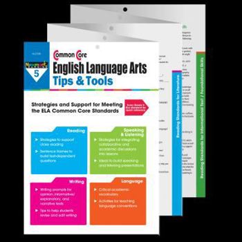 Paperback Common Core Ela Tips & Tools Grade 5 Teacher Resource Book