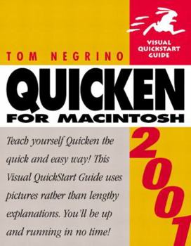 Paperback Quicken 2001 for Macintosh (Visual QuickStart Guide) Book