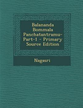 Paperback Balananda Bommala Panchatantramu-Part-1 [Telugu] Book