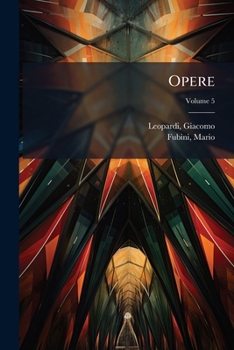 Paperback Opere [Italian] Book