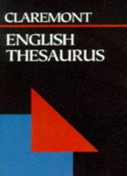 Paperback English Thesaurus (Claremont Pocket Reference Library) Book