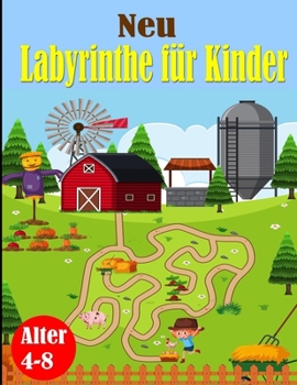 Paperback labyrinthe fur kinder: Kreative Labyrinth-Rätsel für Kinder [German] Book