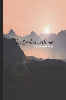 Paperback I Will Not Fear: Christian Dot Grid Journal Book