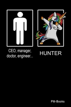 Paperback Hunter: Kariertes A5 Notizbuch oder Heft f?r J?ger Book