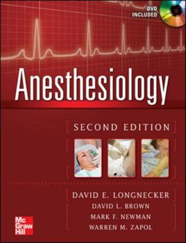 Hardcover Anesthesiology [With DVD] Book