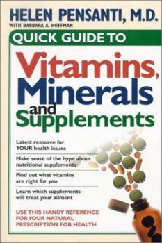 Paperback Quick Guide to Vitamins, Minerals and Supplements Book