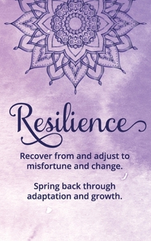 Paperback Word of the Year Planner and Goal Tracker: RESILIENCE - Recovery from and adjust to misfortune and change Book