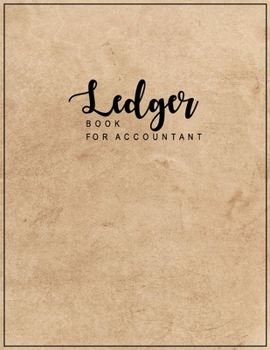 Paperback Ledger Book For Accountant: Daily Transaction Recorder Book for Accountant/Small Business/ Personal Uses Book