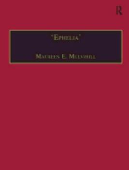 Hardcover 'Ephelia': Printed Writings 1641-1700: Series II, Part Two, Volume 8 Book