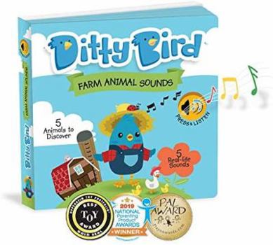 Paperback Ditty Bird Farm Animals Book for Toddlers | Realistic Animal Sound Book | Interactive Farm Board Books For Toddlers 1-3 | Sensory, Musical Books for Animal Lovers | Sturdy Nursery Rhyme Toys for Baby Book