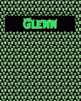 Paperback 120 Page Handwriting Practice Book with Green Alien Cover Glenn: Primary Grades Handwriting Book