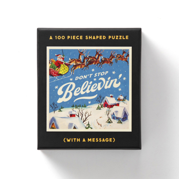 Misc. Don't Stop Believin' 100 Piece Mini Shaped Puzzle Book
