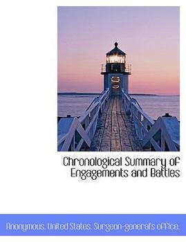 Hardcover Chronological Summary of Engagements and Battles Book