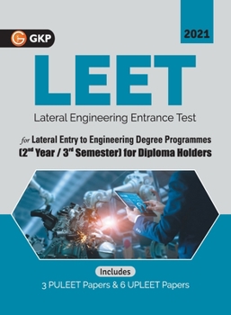 Paperback LEET (Lateral Engineering Entrance Test) 2021 - Guide Book
