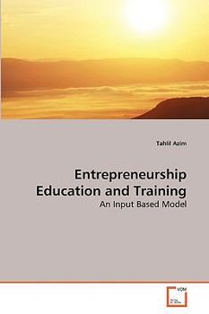 Paperback Entrepreneurship Education and Training Book