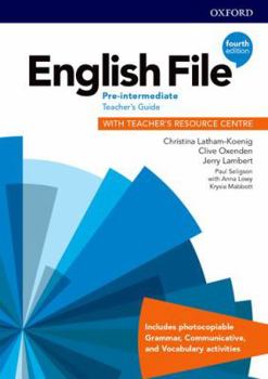 Paperback English File Pre-Intermediate Teacher's Guide with Teacher's Resource Centre Book