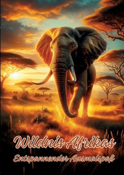 Wildnis Afrikas: Entspannender Ausmalspaß (German Edition)