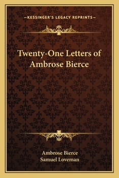 Twenty-one Letters of Ambrose Bierce