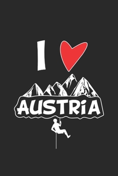 Austria: Notebook, Journal | Gift Idea for Globetrotters and Travel Fans | checkered | 6x9 | 120 pages