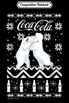 Paperback Composition Notebook: Coca-Cola Ugly Sweater Polar Bear Hug Graphic Journal/Notebook Blank Lined Ruled 6x9 100 Pages Book
