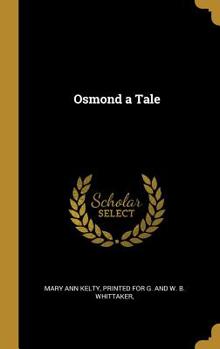 Hardcover Osmond a Tale Book