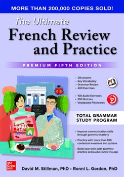 Paperback The Ultimate French Review and Practice, Premium Fifth Edition Book