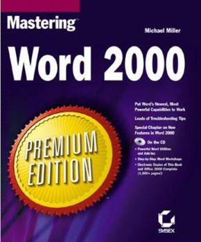 Paperback Mastering Word 2000 Premium Edition Book